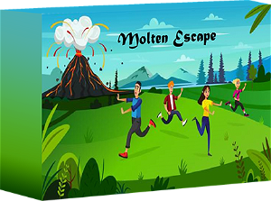 Molten Escape: play online on Tabletopia!