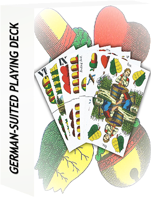 German-suited playing deck: play online on Tabletopia!